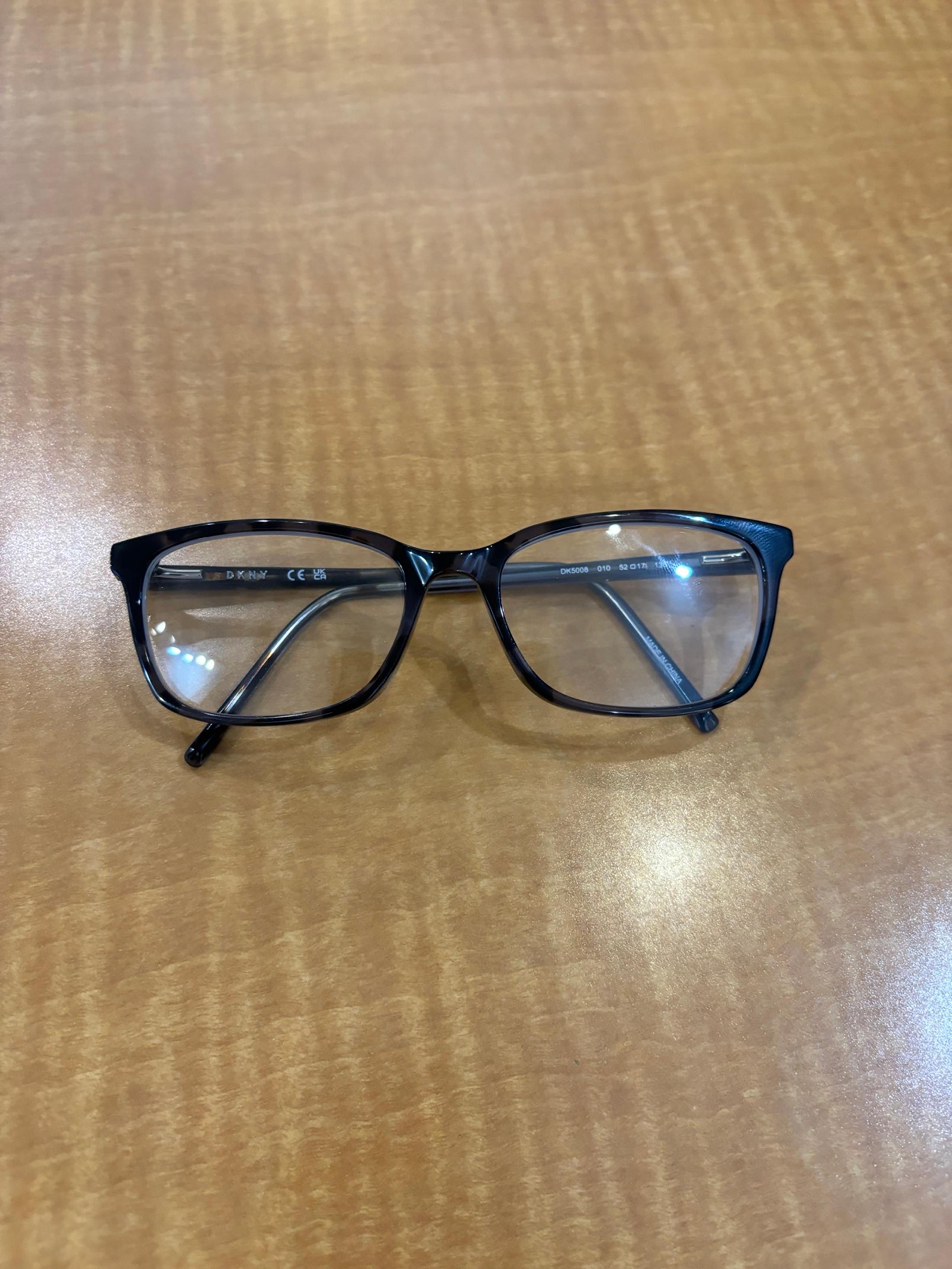 DKNY grey and black toritse eye glass frames