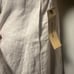 REFORMATION (NWT) Miramar Cut Out Mini Tie Front Dress, Grey/Beige, Size 0