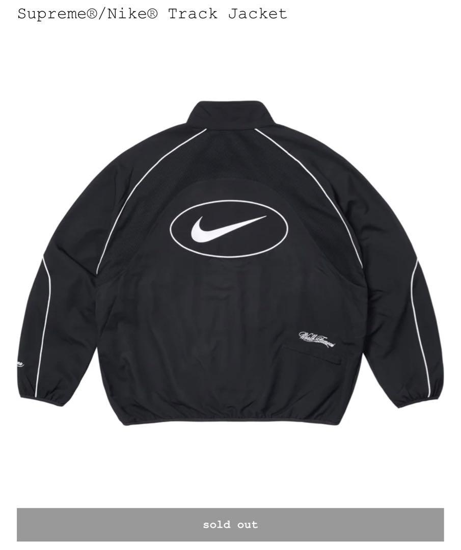 即日発送 Nike x Supreme Track L Size Black Jacket ジャケット・アウター
