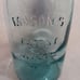 Mason's Blue 1/2 Gallon Canning Jar Patent Nov 30th 1858 and Zinc Lid 8.75 x4.5