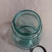 Mason's Blue 1/2 Gallon Canning Jar Patent Nov 30th 1858 and Zinc Lid 8.75 x4.5