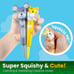 Cute Squishy Gel Pens with Soft Grip 12-Pack