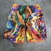 Vintage Y2K Dragonfly Jimi Hendrix Psychedelic Swim Trunk Board Shorts Sz 36
