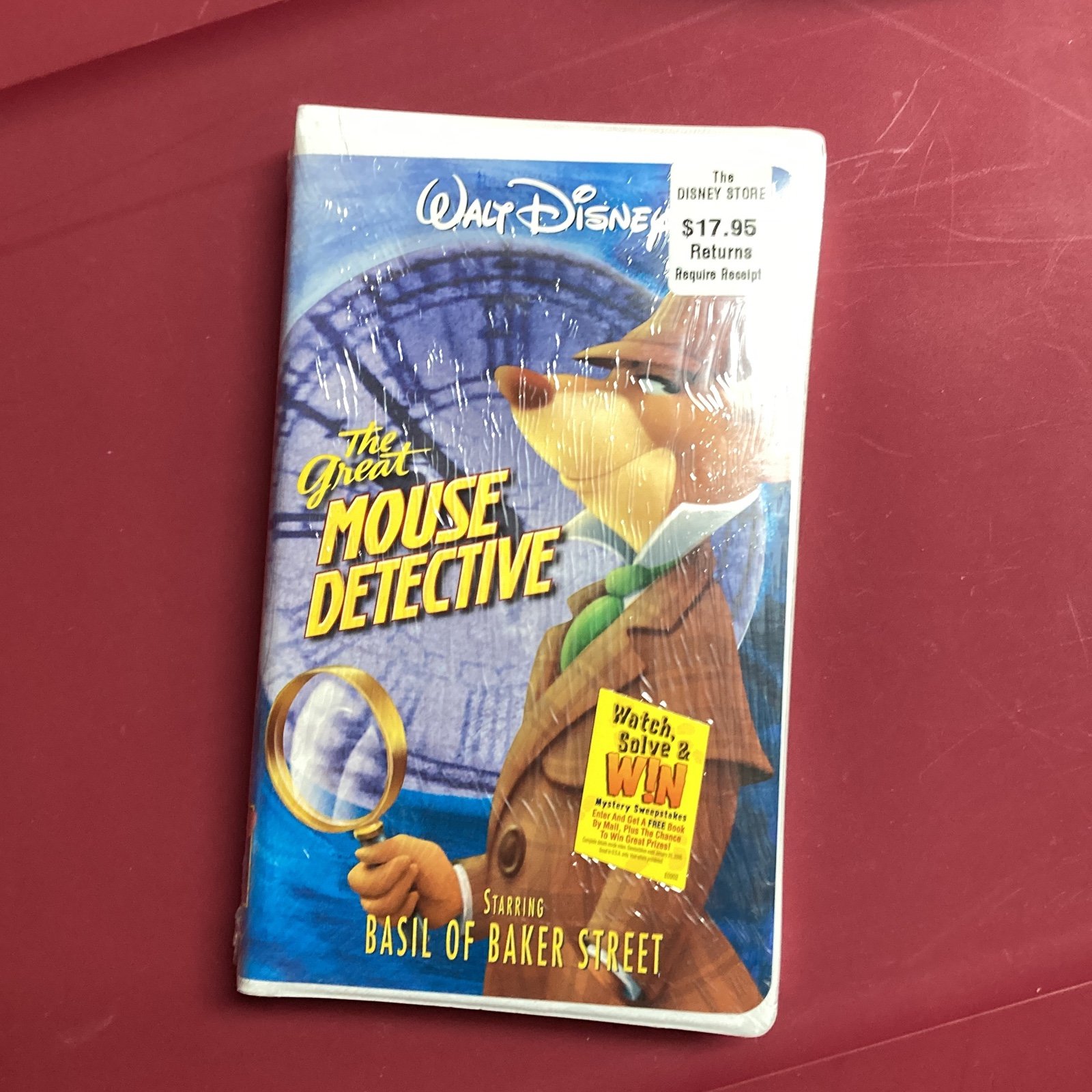 The great Mouse Detective VHS (collectible)