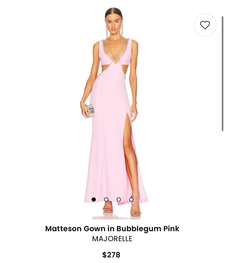 Majorelle matteson gown