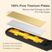 Titanium Flat Iron Hair Straightener and Curler