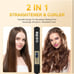 Titanium Flat Iron Hair Straightener and Curler