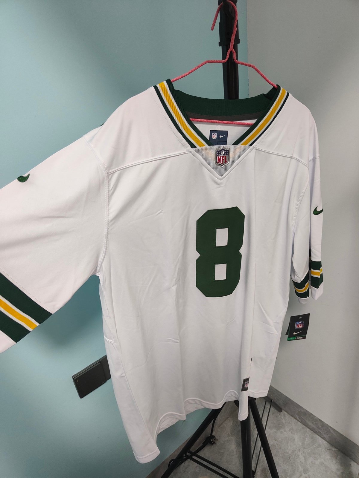 NFL Green Bay Packers #8 Josh Jacobs White Jersey