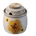 Denby stoneware honey pot vintage MCM