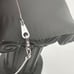 Beautiful Black and White Diamond Cluster Pendant with 20 Sterling Chain