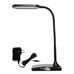 ⭐LED Desk Lamp with USB Charging Port 3-Way Touch Switch Dorm Room Office Black