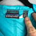 Patagonia Pullover Rain Jacket Packable Anorak Lightweight Turquoise Blue Size M