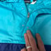 Patagonia Pullover Rain Jacket Packable Anorak Lightweight Turquoise Blue Size M
