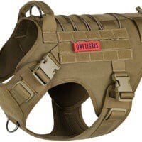 Tactical Dog Harness Vest with Handle, Military Dog Harness for Large Medium Dog
