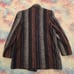 Vintage Herringbone Wool Peacoat