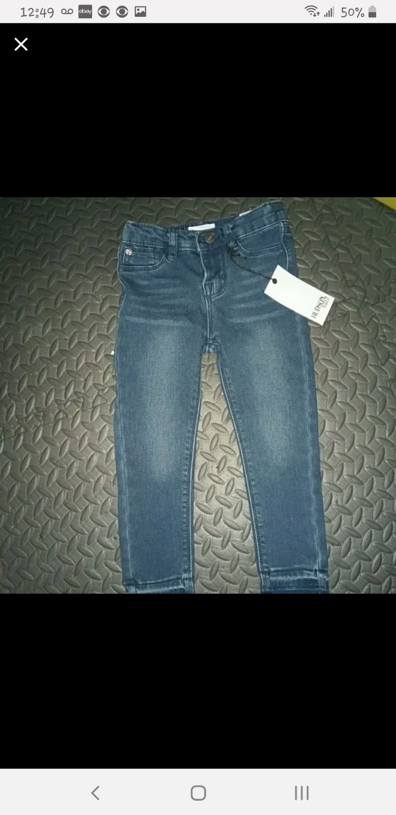 Girls Hudson skinny jeans size 3t