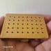 Vintage ABME Compact with Ruby Red Jewels Made in Switzerland