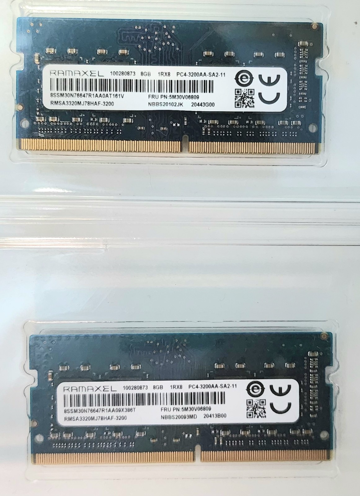 Lenovo Ramaxel DDR4 16 GB RAM 3200mhz (8x2)