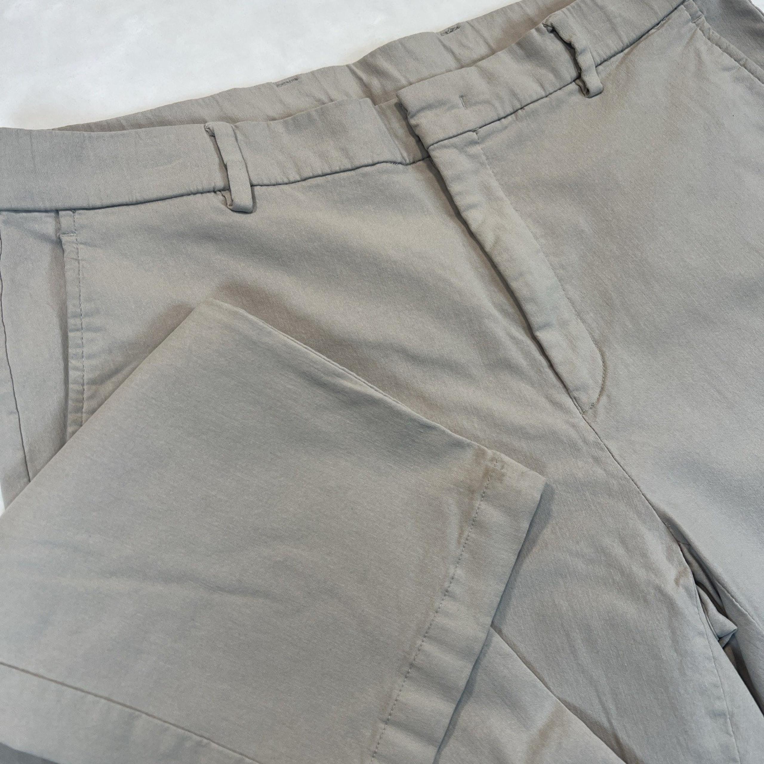 Jos A Bank 36x32 Khaki Traveler Tailored Fit Flat Front Dress Pants