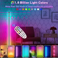 Lashahope Led Floor Lamp,RGB Color Changing Mood Lighting Corner Lamp