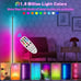 Lashahope Led Floor Lamp,RGB Color Changing Mood Lighting Corner Lamp