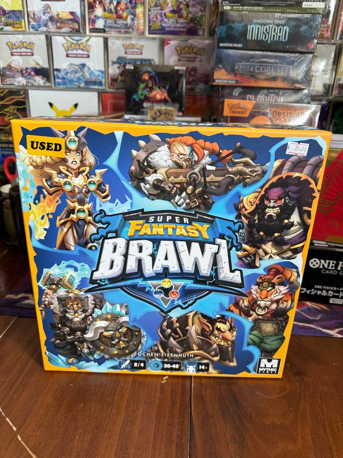 Super Fantasy Brawl Board Game Open Box New