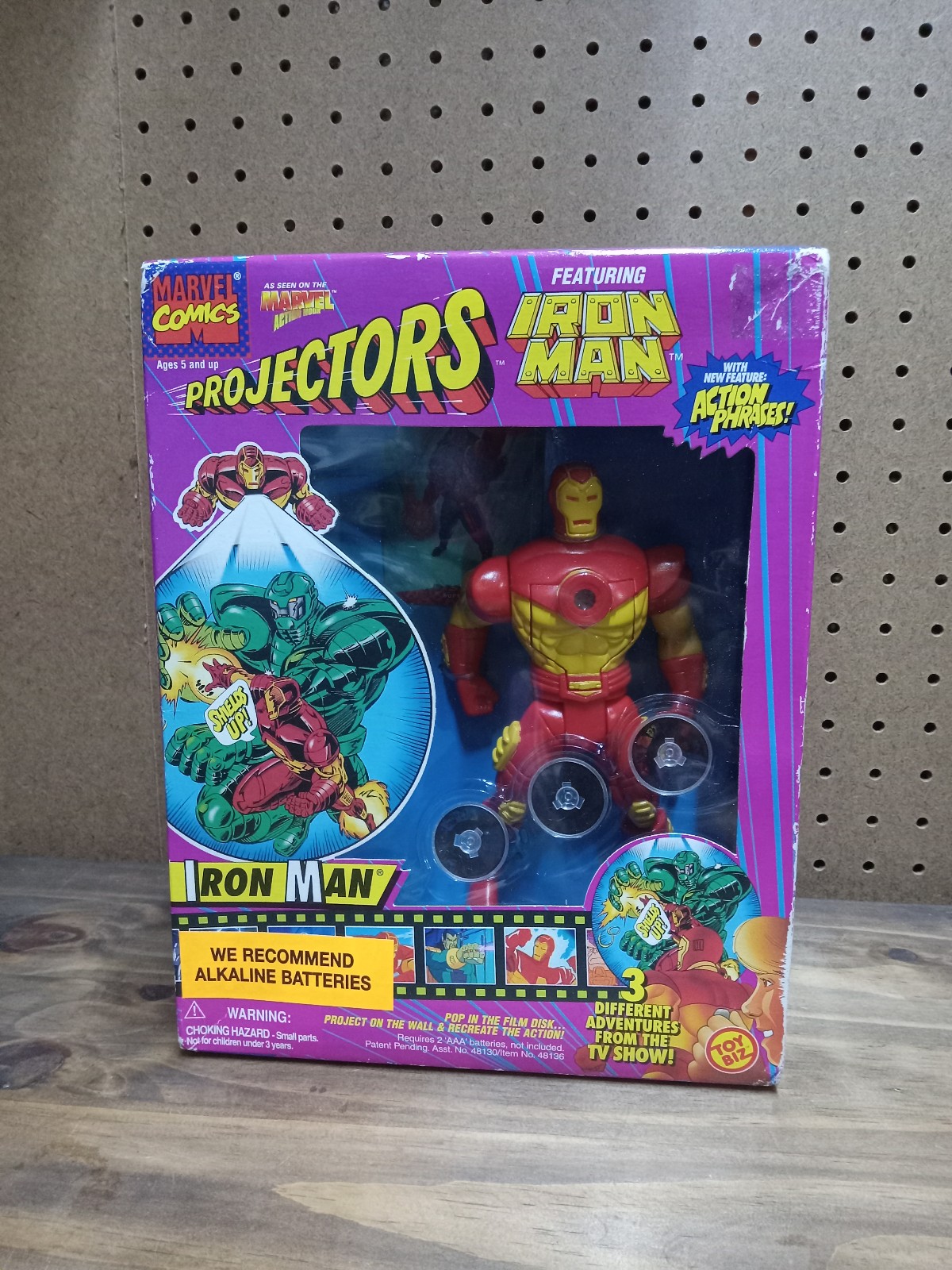 Marvel Comics Toybiz Iron Man Projector Figure