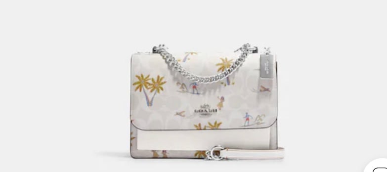 Klare Crossbody In Signature Canvas With Hula Print