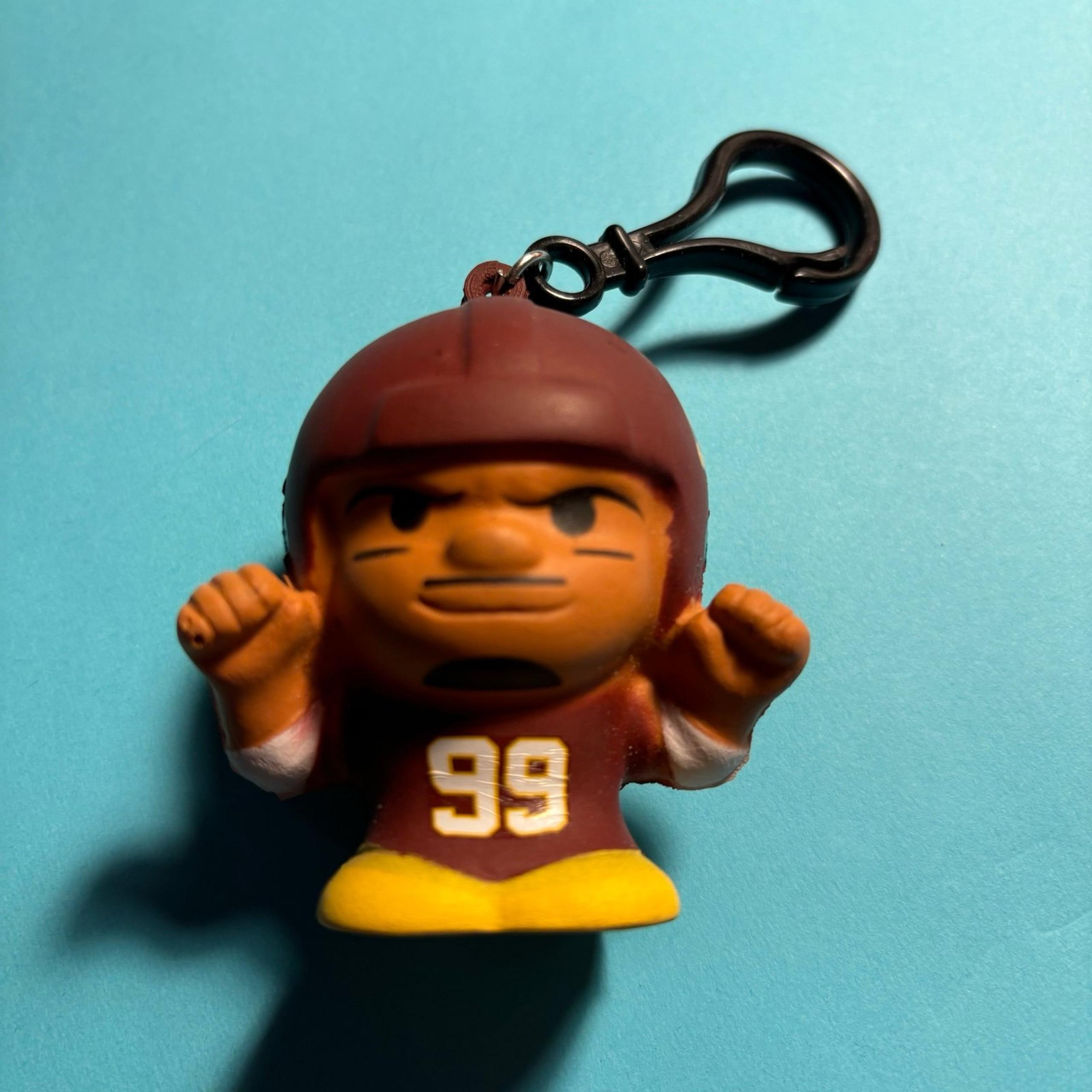 Squeezy Mates NFL Keychain 2.5” Chase Young New Orleans Saints #99