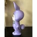 Vintage Smiley Boy Purple Bunny Suit Costume Ceramic Hand Painted Preown Easter