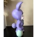 Vintage Smiley Boy Purple Bunny Suit Costume Ceramic Hand Painted Preown Easter