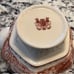 RARE English pink transferware teapot/cup 5.5x7.5”/castle/Lion shield marking