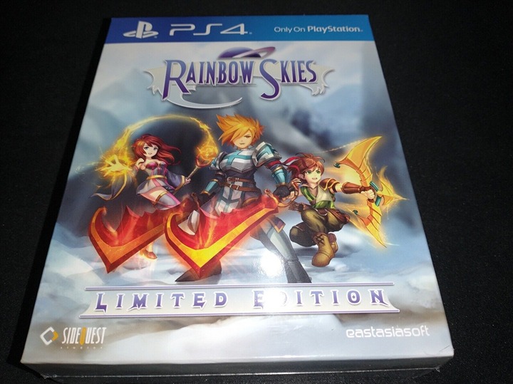 Rainbow Skies Limited Edition Playasia Sony Playstation 4 PS4 NEW SEALED!