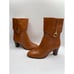 Arezzo Women's Marrom Vivian Mid Block Round Toe Booties Size 5.5B NIB