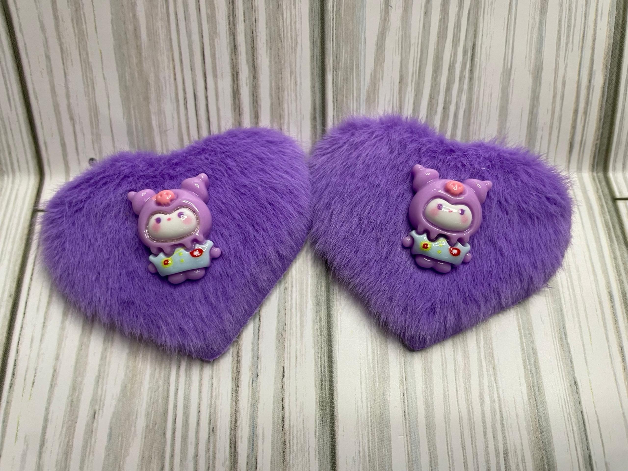 Kuromi hair clips