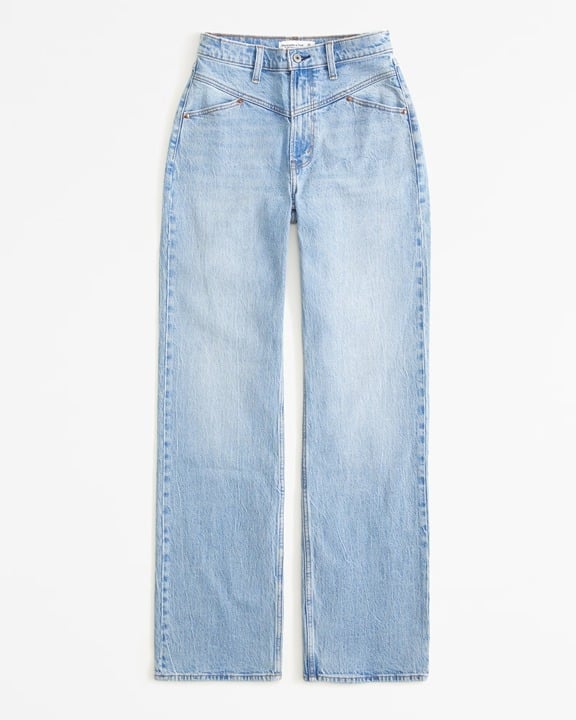Abercrombie and Fitch Curve Love High Rise 90s Relaxed Jean