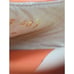 L.K. BENNETT Susie Orange Cork Patent Leather Designer Wedges Shoes Size 9.5
