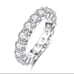 Moissanite eternity engagement ring wedding band size 4,5,6,7,8,9