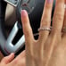 Moissanite eternity engagement ring wedding band size 4,5,6,7,8,9