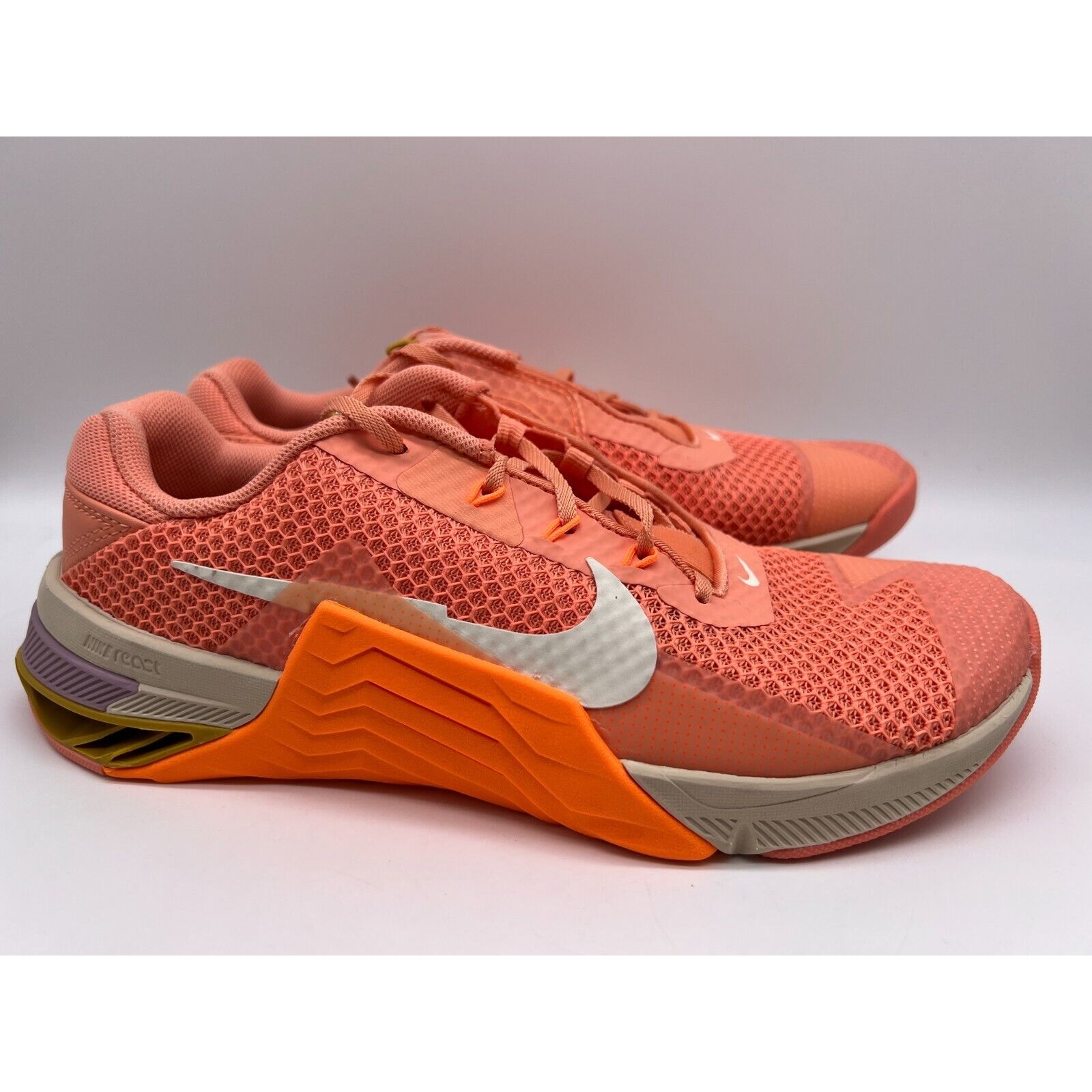 Nike Metcon 7 Women's Cross Training CrossFit Shoe Orange CZ8280-600 Size 10