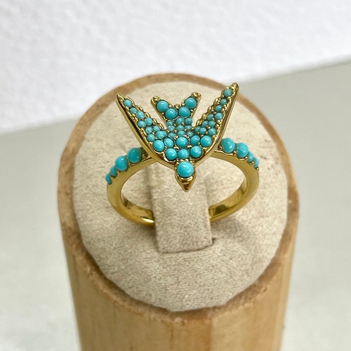 Kendra Scott Melody Bird Gold Cocktail Ring