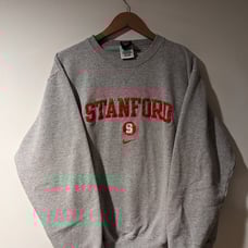 Vintage Y2K Stanford University Arch Logo Nike Center Swoosh X-Large Sweatshirt