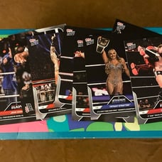 Wwe Topps now Raw on Netflix card set