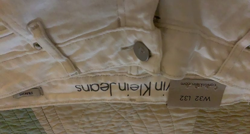 Calvin Klein polyester relaxed jeans