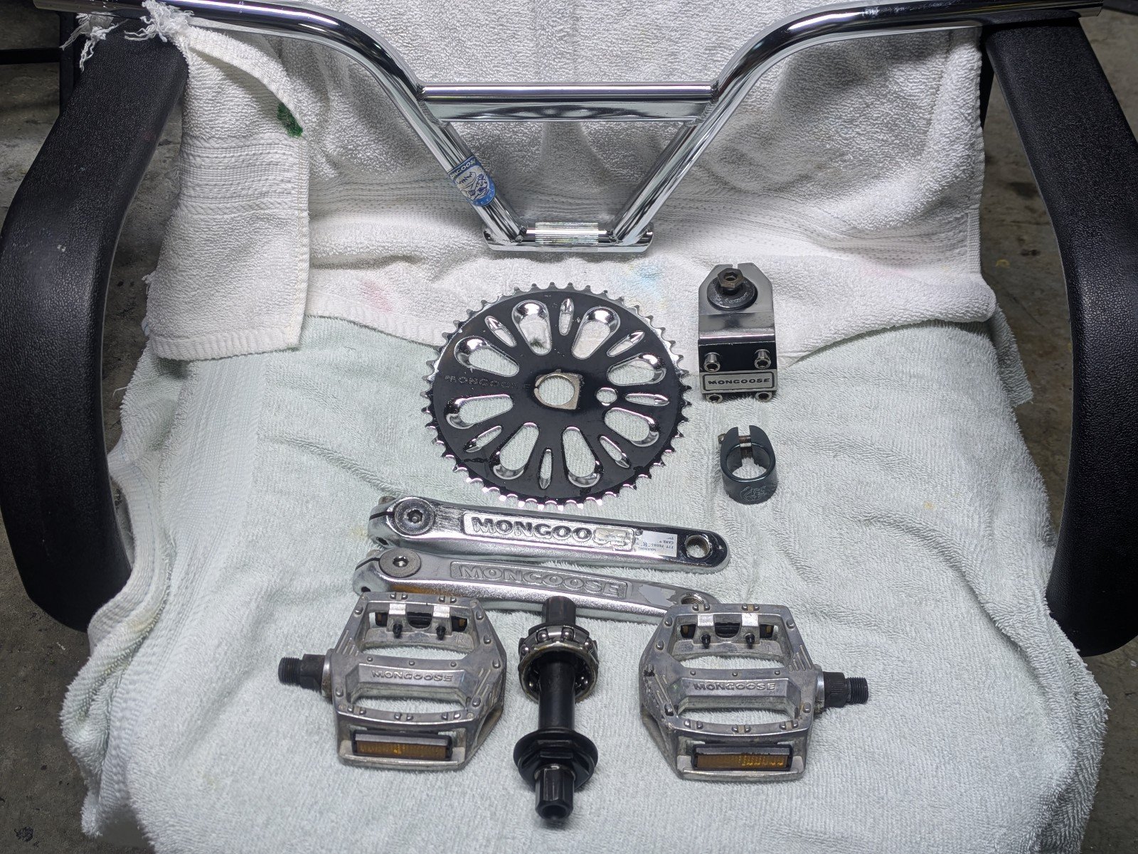 Mongoose mid-school bike parts