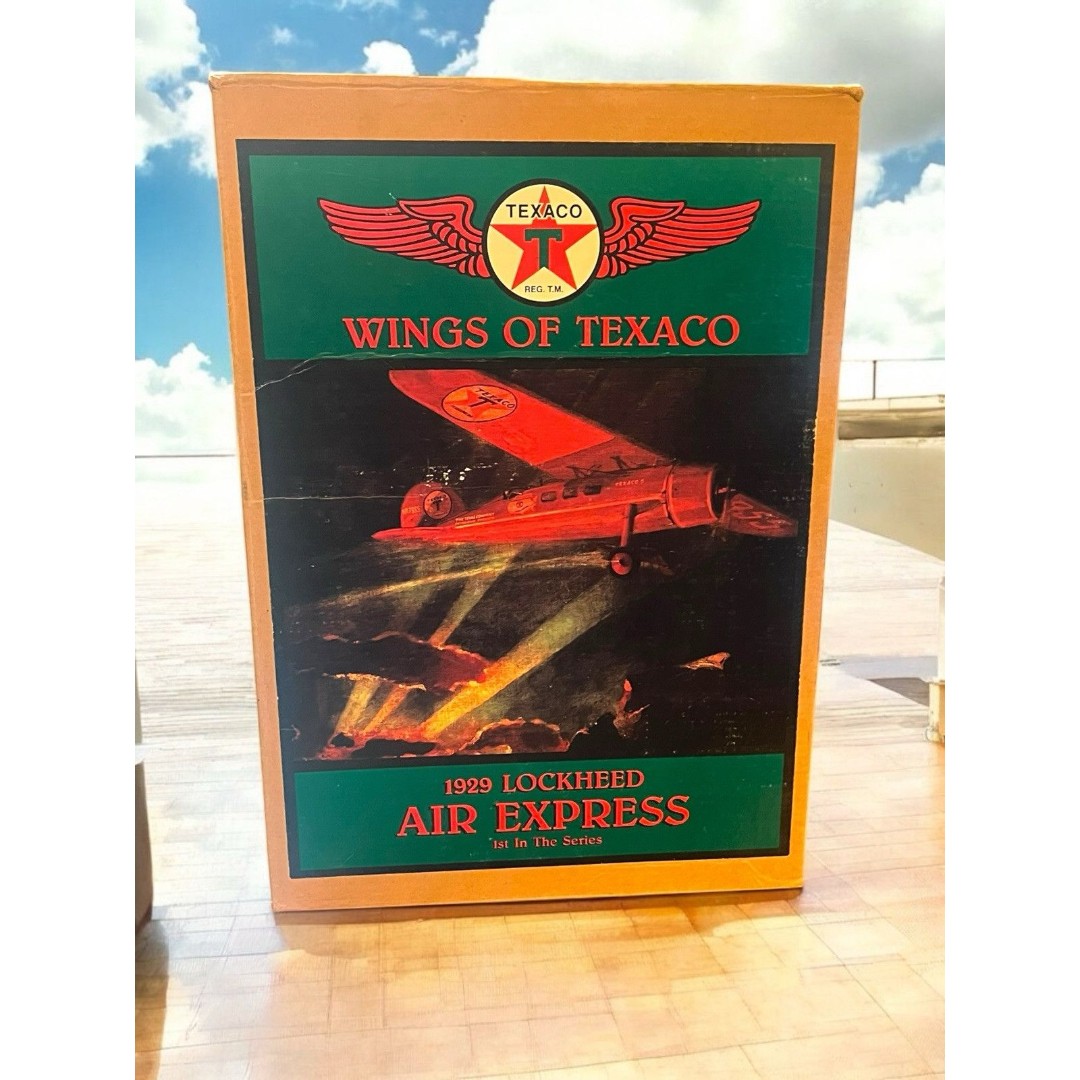 Wings of Texaco 1929 Lockheed Air Express Die-Cast Bank – 1st in Series