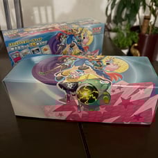 Battle partners pokemon OPEN box art box lono clefairy