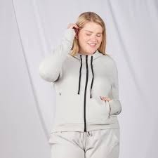 FACEPLANT Women's BAMBOO ACTIVE HOODIE Tan/Black size Small