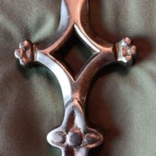 Stylized Steel Gothic Crucifix Cross Sword