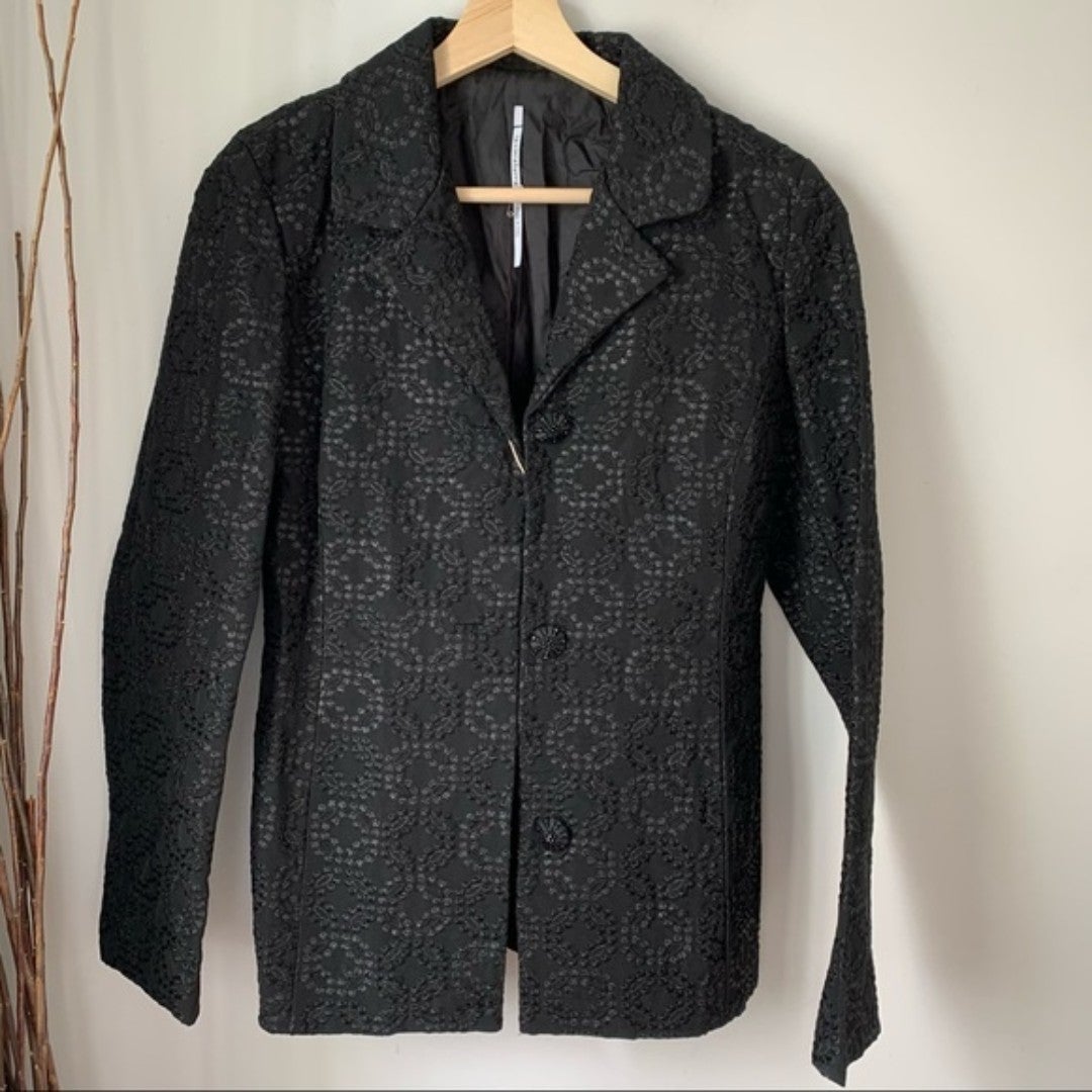 Maison Laviniaturra Jacket Italian Blazer Embroidered Womens 42 6